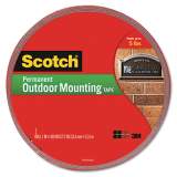 Scotch Permanent Heavy-Duty Interior/Exterior Mounting Tape, Holds Up to 5 lbs, 1 x 450, Gray (4011LONG)