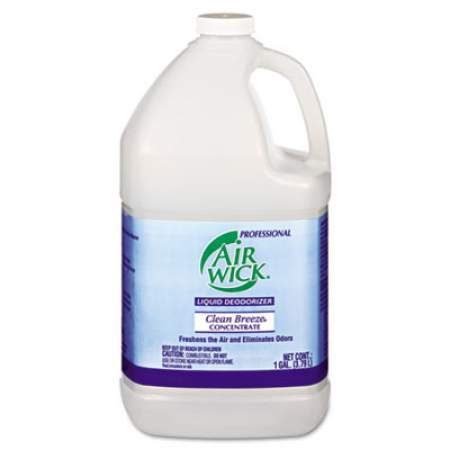 Professional Air Wick Liquid Deodorizer, Clean Breeze, 1 gal Bottle, Concentrate (06732EA)