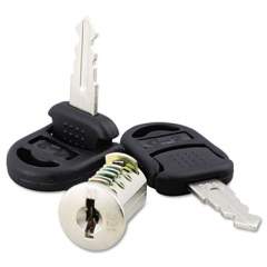Alera Core Removable Lock and Key Set, Silver, Two Keys/Set (VA501111)