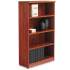 Alera Valencia Series Bookcase, Four-Shelf, 31 3/4w x 14d x 54 7/8h, Medium Cherry (VA635632MC)