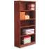 Alera Valencia Series Bookcase, Five-Shelf, 31 3/4w x 14d x 64 3/4h, Medium Cherry (VA636632MC)