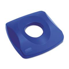 Rubbermaid Commercial Untouchable Recycling Tops, 16 x 3.25, Blue (269100BE)