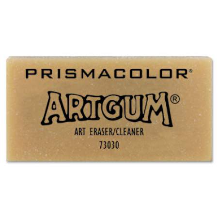 Prismacolor ARTGUM Eraser, For Pencil Marks, Rectangular Block, Large, Off White, Dozen (73030)