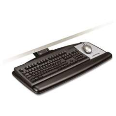 3M Sit/Stand Easy Adjust Keyboard Tray, Standard Platform, 25.5w x 12d, Black (AKT170LE)