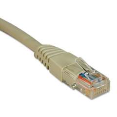 Tripp Lite Cat5e 350MHz Molded Patch Cable, RJ45 (M/M), 2 ft., Gray (N002002GY)