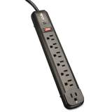 Tripp Lite Protect It! Surge Protector, 7 Outlets, 4 ft Cord, 1080 Joules, Black (TLP74RB)