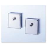 Universal Cubicle Accessory Mounting Magnets, Silver, Set of 2 (08172)