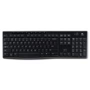 Logitech K270 Wireless Keyboard, USB Unifying Receiver, Black (920003051)