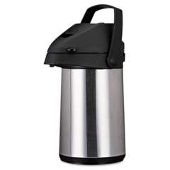 Coffee Pro Direct Brew/serve Insulated Airpot With Carry Handle, 2200ml, Stainless Steel (CPAP22)