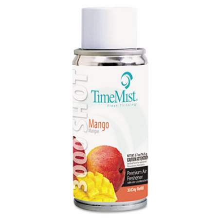 TimeMist 3000 Shot Micro Metered Air Freshener Refill, Mango, 3 oz Aerosol Spray (1042430EA)