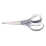 Fiskars Everyday Titanium Softgrip Scissors, 8" Long, 3.1" Cut Length, Gray, Straight Handle (1540901047)