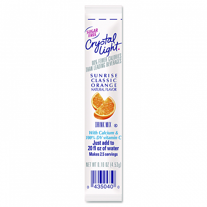 On the Go, Sunrise Orange, 0.16 oz Packets, 30/Box (00504)