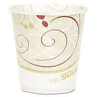 Symphony Design Paper Water Cups, ProPlanet Seal, 5 oz, 100/Bag, 30 Bags/Carton (R53SYMCT)