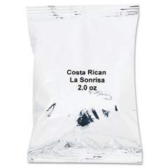 Distant Lands Coffee Coffee Portion Packs, Costa Rican La Sonrisa, 2oz Packets, 40/carton (39930404021)