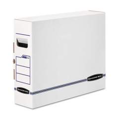 Bankers Box X-Ray Storage Boxes, 5" x 18.75" x 14.88", White/Blue, 6/Carton (00650)