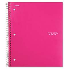 Five Star Wirebound Trend Notebook, 1 Subject, Wide/Legal Rule, Pink Cover, 10.5 x 8, 100 Sheets (73477)
