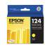 Epson T124420-S (124) DURABrite Ultra Ink, Yellow