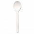 Plastic Cutlery, Mediumweight Soup Spoon, White, 1,000/Carton (PSM21)