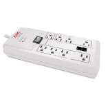 APC Home/Office SurgeArrest Protector, 8 Outlets, 6 ft Cord, 2030 Joules, White (P8GT)