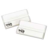 Post-it Tabs Tabs, 1/3-Cut Tabs, White, 3" Wide, 50/Pack (686F50WH3IN)