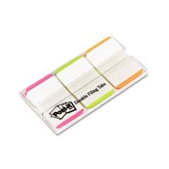 Post-it Tabs 1" Tabs, 1/5-Cut Tabs, Lined, Assorted Brights, 1" Wide, 66/Pack (686LPGO)