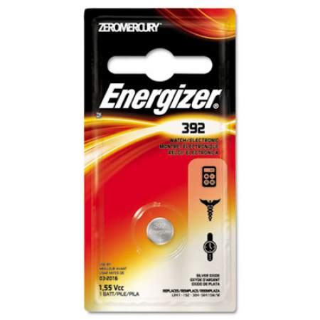 Energizer 392 Silver Oxide Button Cell Battery, 1.5 V (392BPZ)