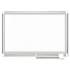 MasterVision All Purpose Porcelain Dry Erase Planning Board, 1 x 1 Grid, 36 x 24, Aluminum (CR0632830A)