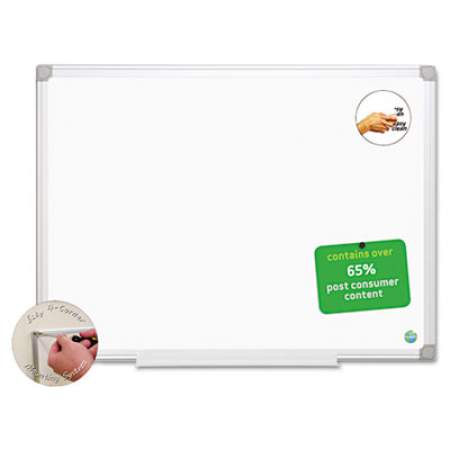 MasterVision Earth Easy-Clean Dry Erase Board, White/Silver, 24x36 (MA0300790)