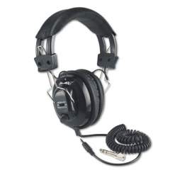 AmpliVox Deluxe Stereo Headphones w/Mono Volume Control, Black (sl1002)