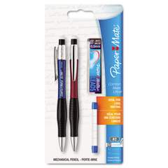 Paper Mate ComfortMate Ultra Pencil Starter Set, 0.5 mm, HB (#2.5), Black Lead, Assorted Barrel Colors, 2/Pack (1738795)