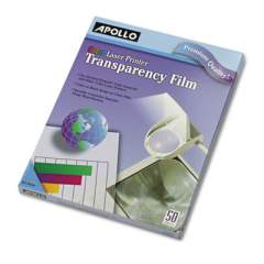 Apollo Color Laser Transparency Film, 8.5 x 11, 50/Box (CG7070)
