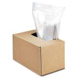 Fellowes Shredder Waste Bags, 50 gal Capacity, 50/Carton (3604101)