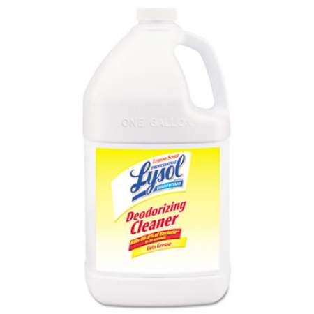 Professional LYSOL Disinfectant Deodorizing Cleaner Concentrate, 1 gal Bottle, Lemon, 4/Carton (76334CT)