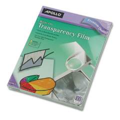 Apollo Write-On Transparency Film, 8.5 x 11, 100/Box (WO100CB)