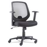 OIF Swivel/Tilt Mesh Mid-Back Chair, Supports Up to 250 lb, 18.50" to 21.65" Seat Height, Black (CD4218)