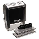 Trodat Do It Yourself Message Stamp, Self-Inking, 0.75" x 1.88", Black (5915)