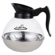 Coffee Pro Unbreakable Regular Coffee Decanter, 12-Cup, Stainless Steel/polycarbonate (CPU12)