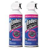 Endust Non-Flammable Duster with Bitterant, 10 oz Can, 2/Pack (248050)