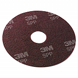 Surface Preparation Pad, 18" Diameter, Maroon, 10/Carton (SPP18)