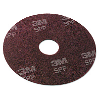 Surface Preparation Pad, 18" Diameter, Maroon, 10/Carton (SPP18)