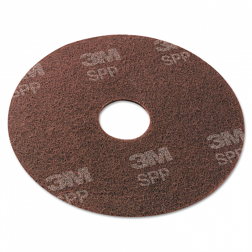 Surface Preparation Pad, 13" Diameter, Maroon, 10/Carton (SPP13)