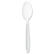 Dart Impress Heavyweight Polystyrene Cutlery, Teaspoon, White, 1000/Carton (HSWT0007)