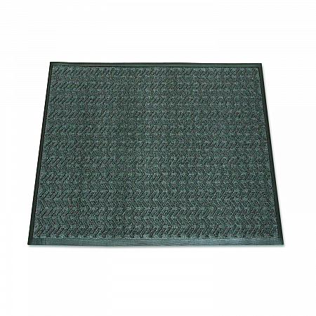 7220015826247, SKILCRAFT Scraper Mat, Black Fingertip Textured Loop Polypropylene Surface, 24