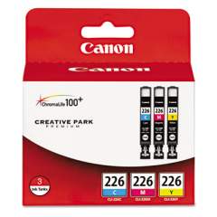 Canon 4547B005 (CLI-226) Ink, Cyan/Magenta/Yellow, 3/Pack