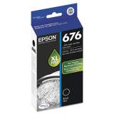 Epson T676XL120-S (676XL) High-Yield Ink, 2,400 Page-Yield, Black