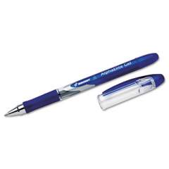AbilityOne 7520015005212 SKILCRAFT AlphaElite Gel Pen, Stick, Medium 0.7 mm, Blue Ink, Blue/Clear Barrel, Dozen
