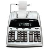 Victor 1240-3A Antimicrobial Printing Calculator, Black/Red Print, 4.5 Lines/Sec