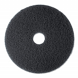 Low-Speed High Productivity Floor Pads 7300, 17" Diameter, Black, 5/Carton (08275)