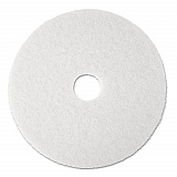 Low-Speed Super Polishing Floor Pads 4100, 20" Diameter, White, 5/Carton (08484)