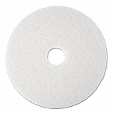 Low-Speed Super Polishing Floor Pads 4100, 17" Diameter, White, 5/Carton (08481)